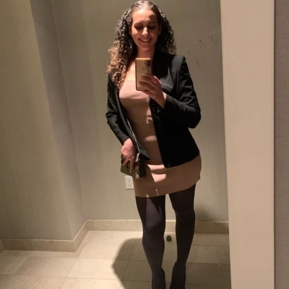 Express X Dusty Rose long sleeve mini dress Small - Picture 10 of 11